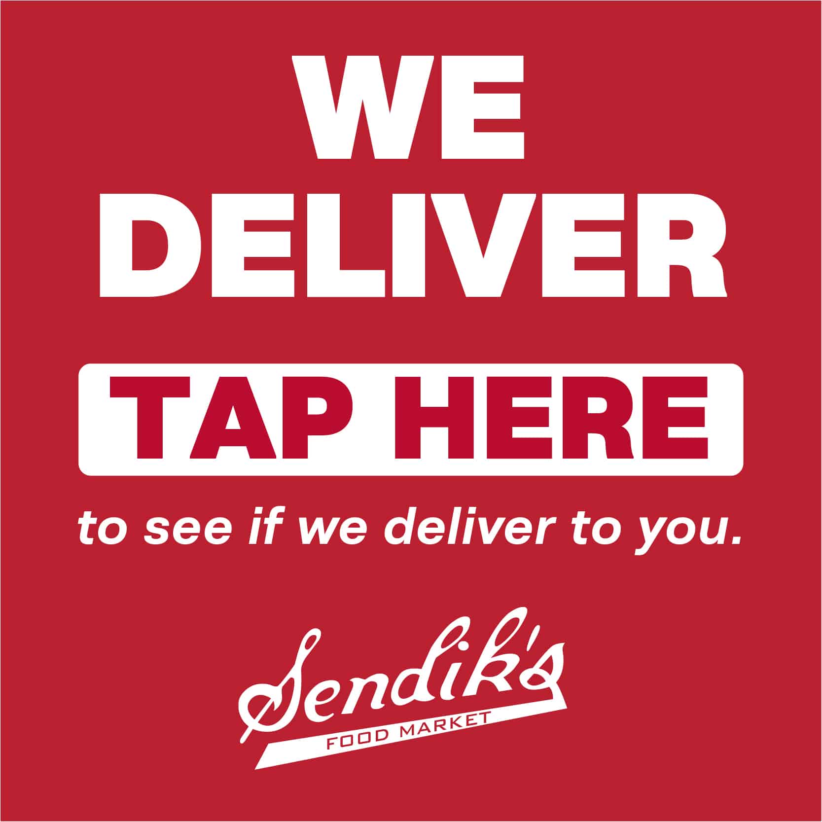 We Deliver